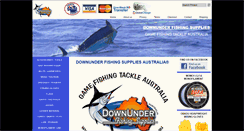 Desktop Screenshot of downunderfishingsupplies.com.au